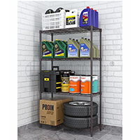 四層大容量線網置物架_家用金屬收納架