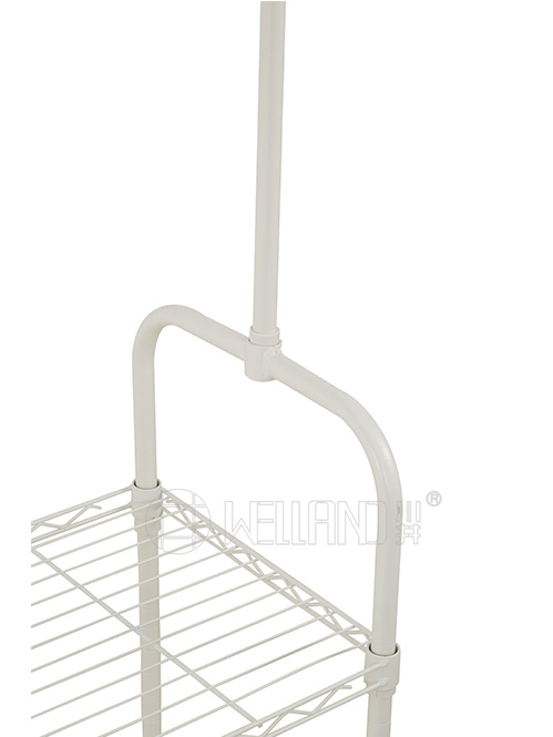 可移動珍珠白兩層簡易掛衣架 可移動珍珠白兩層簡易掛衣架