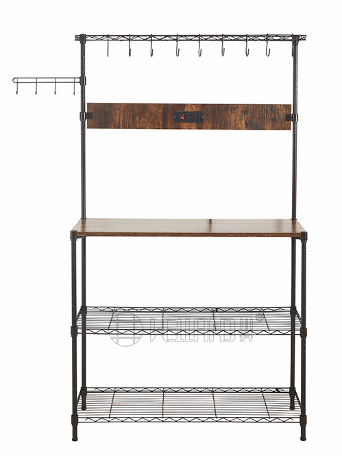 出口品質(zhì)廚房烘焙架咖啡機(jī)架帶插板 出口品質(zhì)廚房烘焙架咖啡機(jī)架帶插板