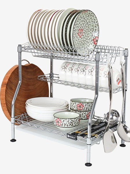 三層廚房碗碟架 三層廚房碗碟架