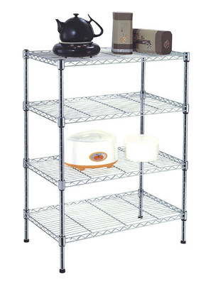 落地鍍鉻線網多功能置物架 落地鍍鉻線網多功能置物架
