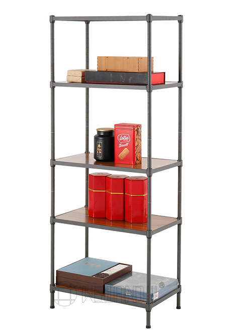 五層竹板展示層架 五層竹板展示層架