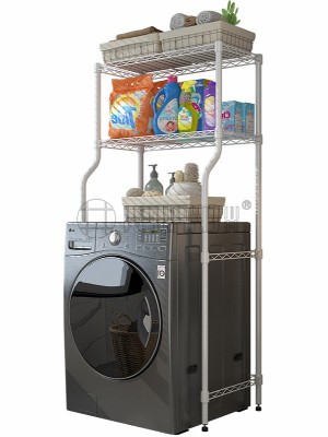 衛生間洗衣機金屬收納置物架 衛生間洗衣機金屬收納置物架
