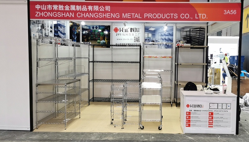 上海酒店用品展 中山常勝川井貨架線網置物架廠家