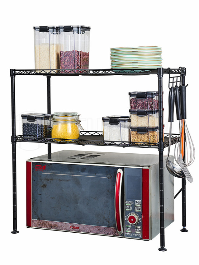 廚房微波爐收納臺面置物架 廚房微波爐收納臺面置物架