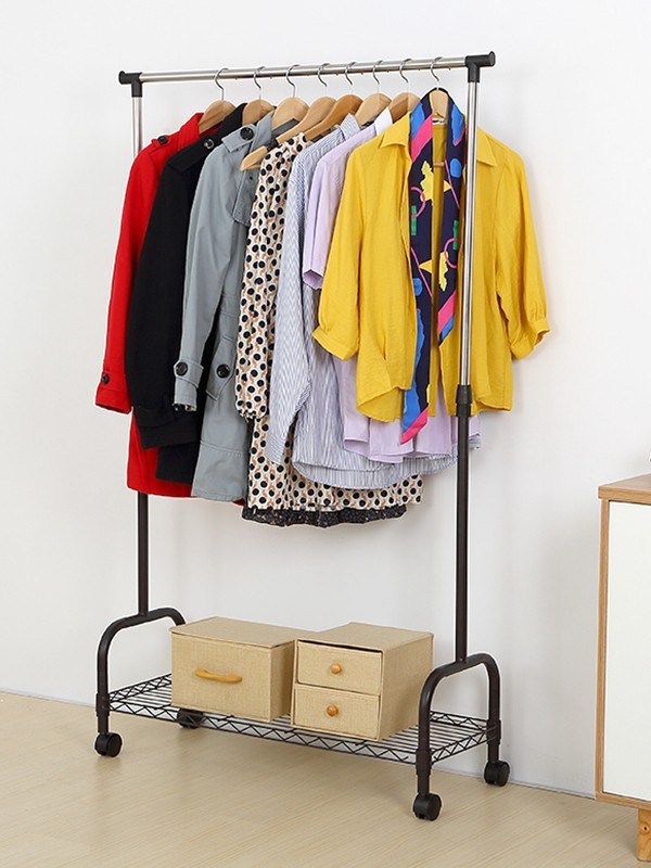 可移動單桿門廳掛衣架 可移動單桿門廳掛衣架