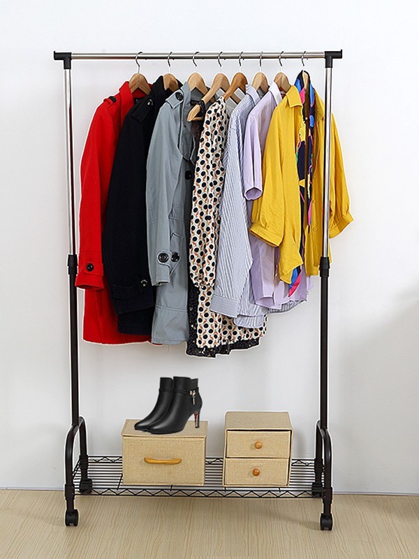 可移動單桿門廳掛衣架 可移動單桿門廳掛衣架