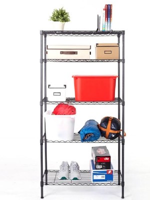 五層輕型金屬家用儲物貨架 五層輕型金屬家用儲物貨架