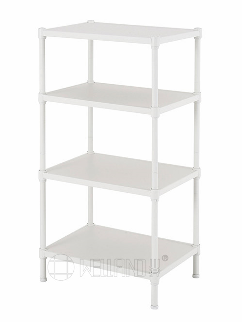 小規格竹纖板層架 川井牌 四層象牙白竹纖板層架