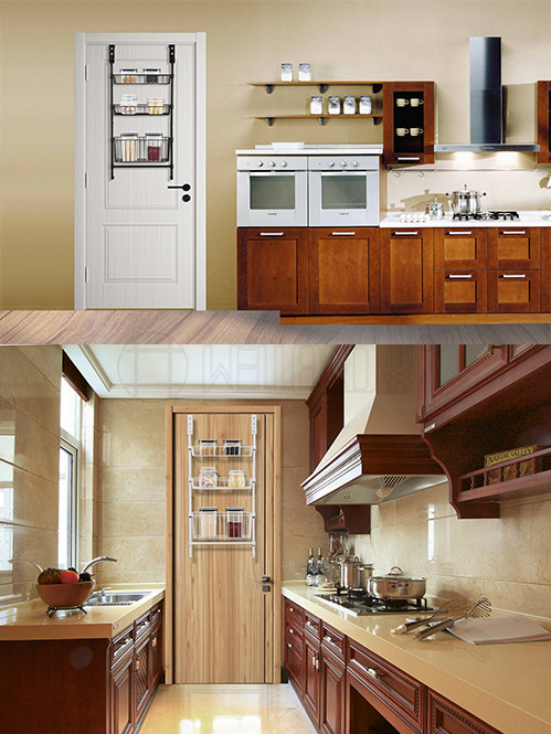 廚房門后懸掛網籃架 廚房門后懸掛網籃架