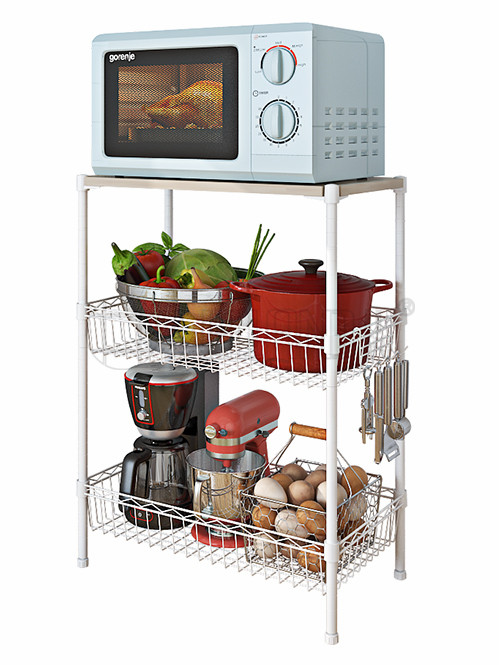 廚房落地廚具廚房用品收納架 廚房落地廚具廚房用品收納架