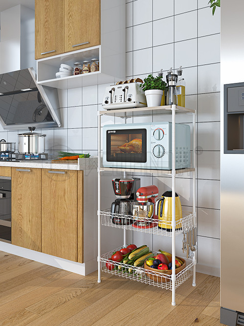 廚房落地廚具廚房用品收納架 廚房落地廚具廚房用品收納架