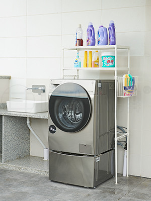 陽臺露臺金屬洗衣機置物架 陽臺露臺金屬洗衣機置物架