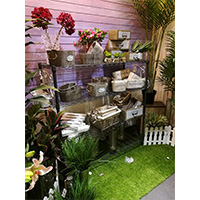 多層數高承重盆栽花架_園林植物種植架_NSF認證噴粉貨架