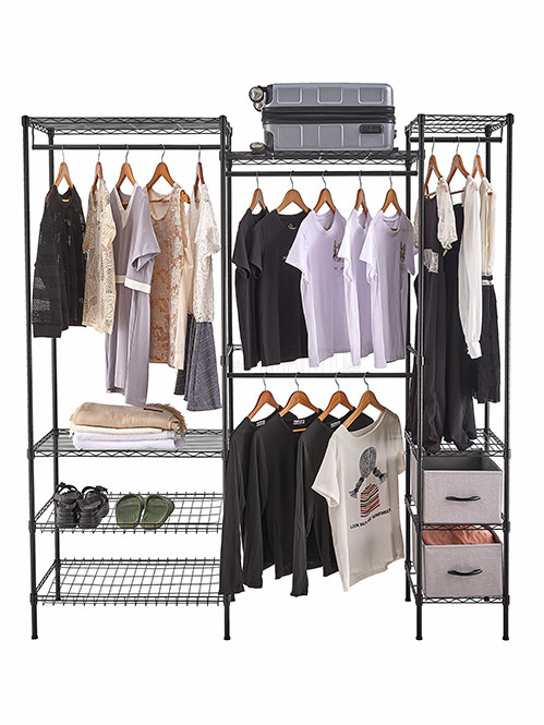 19管加粗全碳鋼架家用組合衣柜 19管加粗全碳鋼架家用組合衣柜