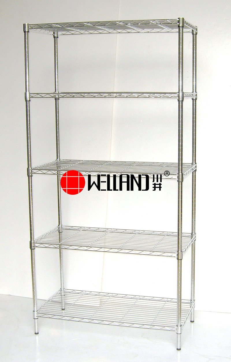 鍍鉻線網貨架的安裝方法-中山常勝-川井置物架收納架貨架 (2)