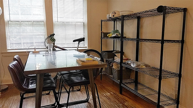 客廳起居室收納置物架,金屬電鍍鉻線網層架,電視機擱架-川井