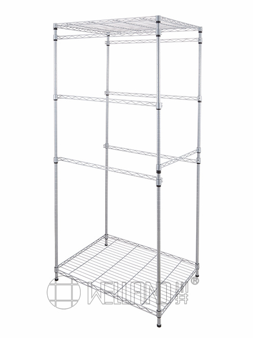 五層可拆卸儲物箱收納架 塑料收納盒儲物架 推拉金屬收納箱置物架 車庫地下室雜物分類存放架 (6)
