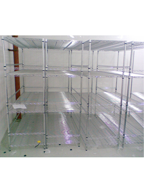 電子工廠車間現場可調層距鍍鉻線網貨架 電子工廠車間現場可調層距鍍鉻線網貨架