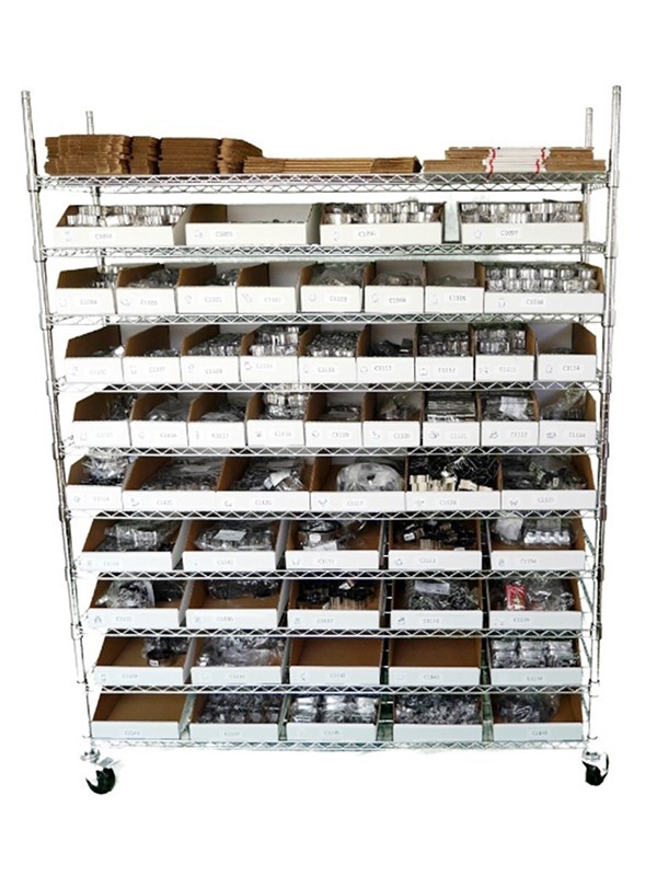 多層現代簡約大容量金屬貨架