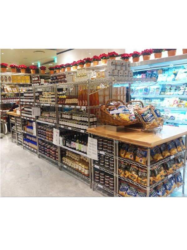 超市罐頭食品專區(qū)展示架 超市罐頭食品專區(qū)展示架