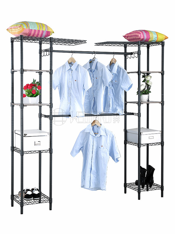 大尺寸多層可伸縮碳鋼簡易衣柜 大尺寸多層可伸縮碳鋼簡易衣柜