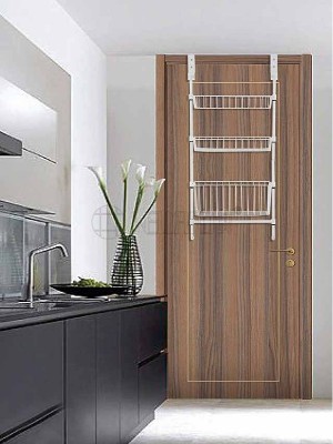 三層金屬門后掛籃架 三層金屬門后掛籃架