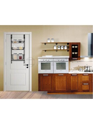 三層金屬門后掛籃架 三層金屬門后掛籃架