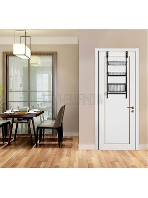 三層金屬門后掛籃架 三層金屬門后掛籃架