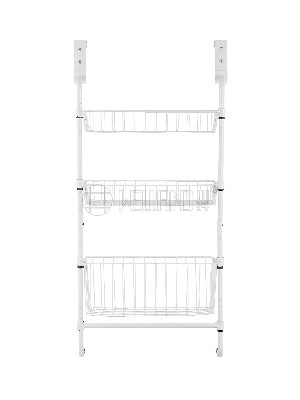 三層金屬門后掛籃架 三層金屬門后掛籃架