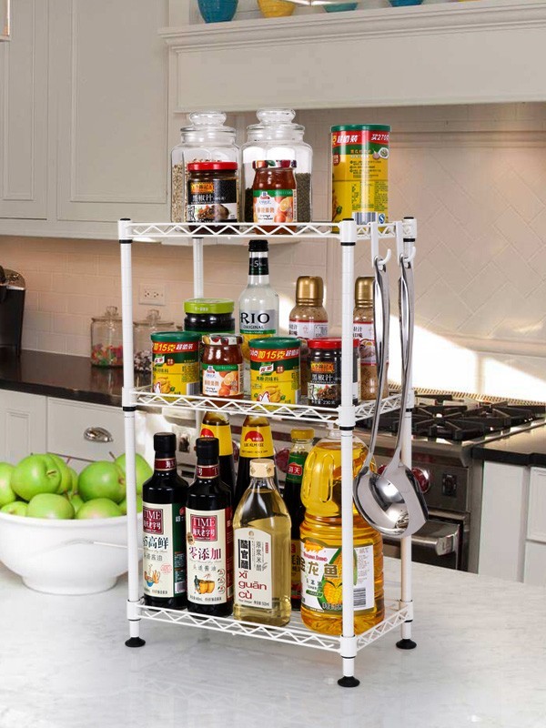 三層廚房調味品置物架 三層廚房調味品置物架