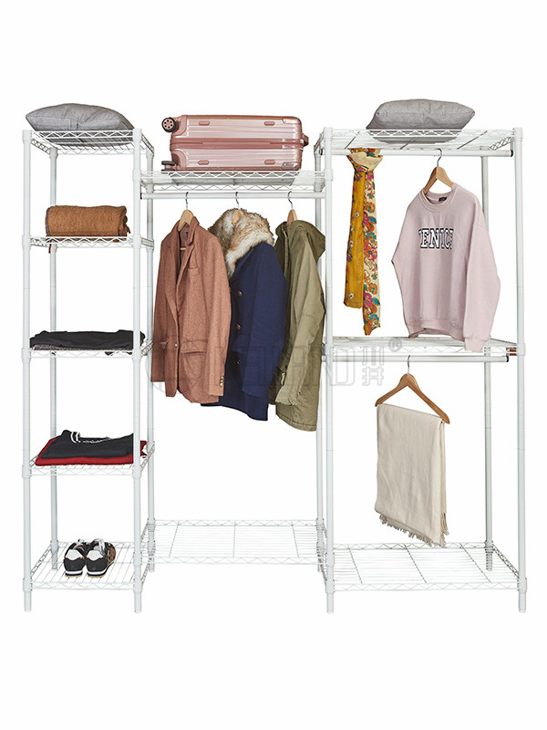 大尺寸組合珍珠白雙人實用大衣櫥 大尺寸組合珍珠白雙人實用大衣櫥