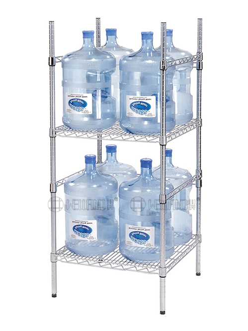 兩層電鍍鉻水桶貨架 兩層電鍍鉻水桶貨架