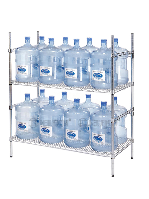 兩層電鍍鉻水桶貨架 兩層電鍍鉻水桶貨架