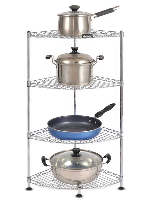 加固四層轉(zhuǎn)角儲(chǔ)物收納架 加固四層轉(zhuǎn)角儲(chǔ)物收納架