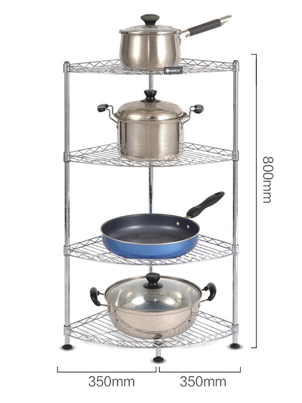 加固四層轉(zhuǎn)角儲(chǔ)物收納架 加固四層轉(zhuǎn)角儲(chǔ)物收納架