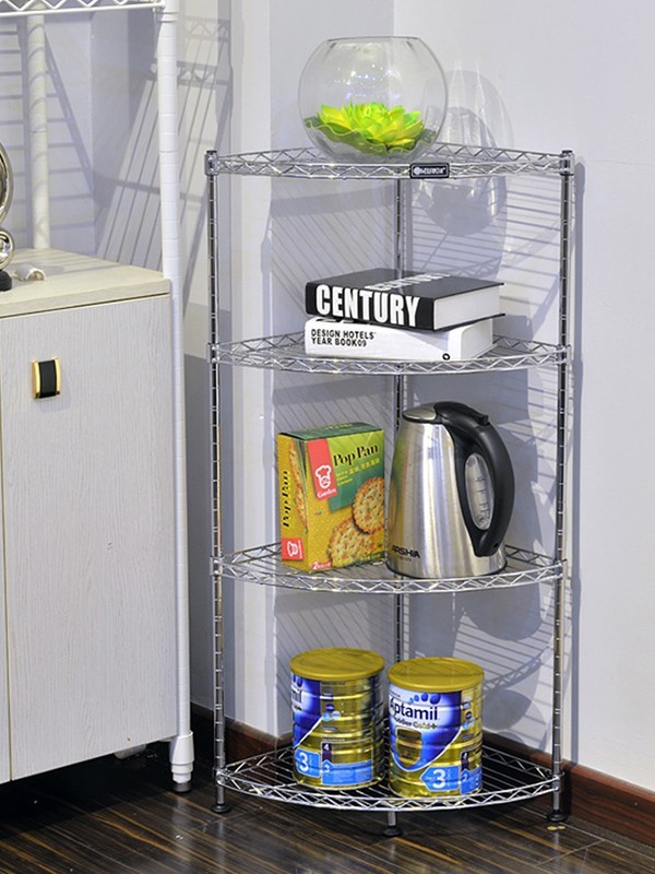 加固四層轉(zhuǎn)角儲(chǔ)物收納架 加固四層轉(zhuǎn)角儲(chǔ)物收納架